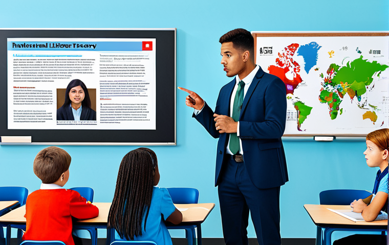 자기주권을 위한 법적 쟁점과 해법 - Digital Literacy Education**

A diverse group of students in a modern classroom setting, fully cloth...