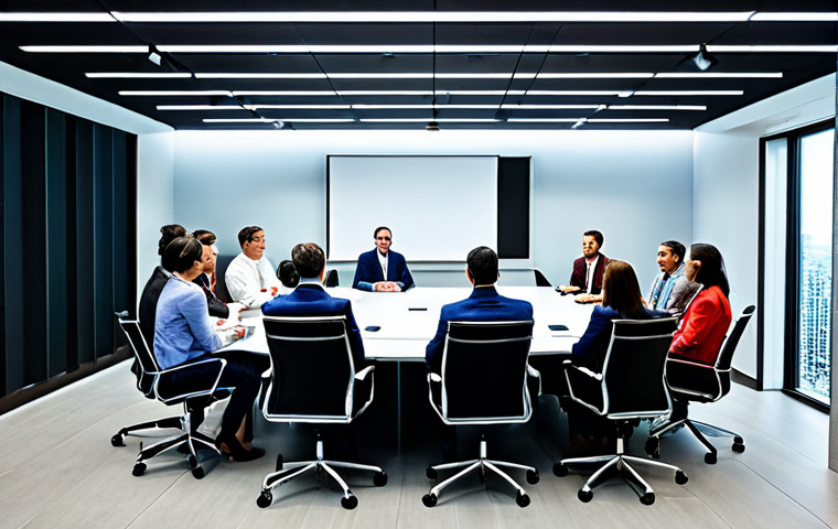 개인정보 자기주권을 위한 정책 프레임워크 - **

"A group of diverse professionals participating in a public forum discussing data privacy, fully...