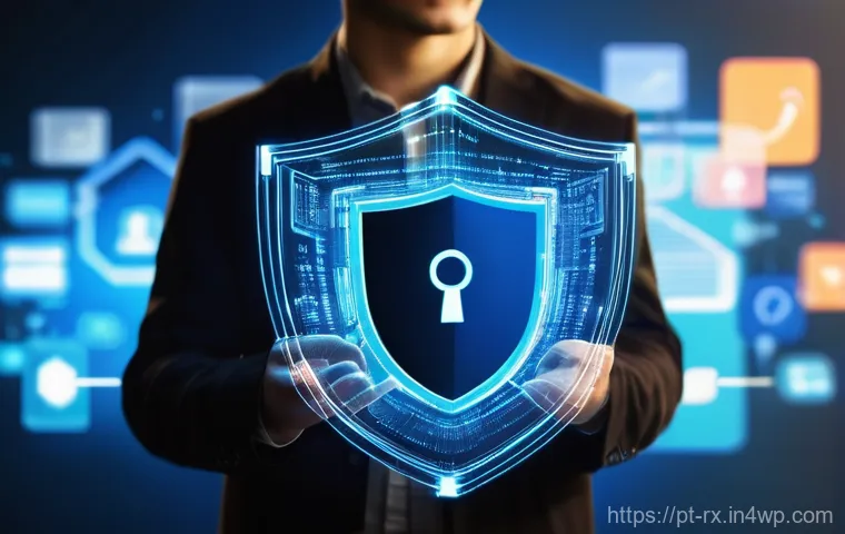 개인정보 자기주권과 정보 공유의 장단점 - **Prompt 1: Empowering Digital Sovereignty**
    "A person, visibly in their late 20s to early 30s, ...